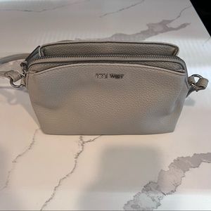 Like New! Nine West Crossbody Bag with Triple Compartments